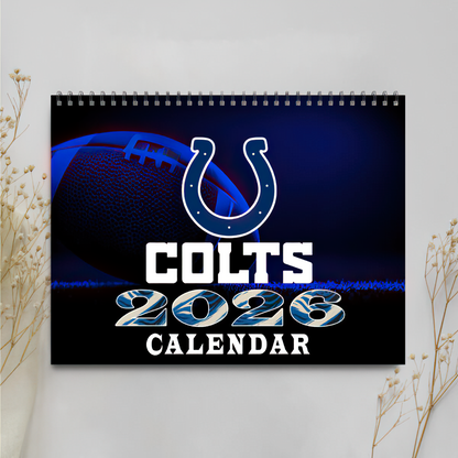 Premium NFL IND Wall Calendar 2026 V1 NMD TTV