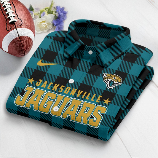 Premium NFL JAC Check Long-sleeve Casual Shirt V1 NMD TTV