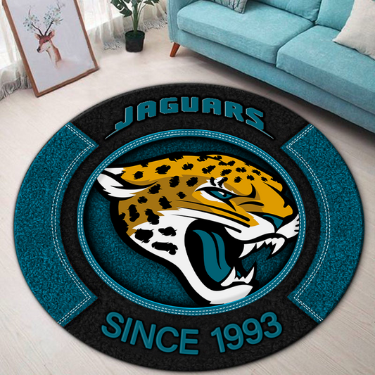 Premium NFL JAC Round Rug Multicolor V2 NMD TTV