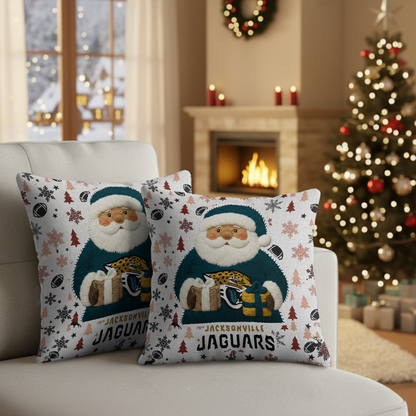 Premium NFL JAC Santa Christmas Pillow V1 NMD TTV