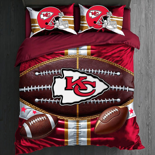 Premium NFL KC Piece Bedding Set V1 NMD NHM
