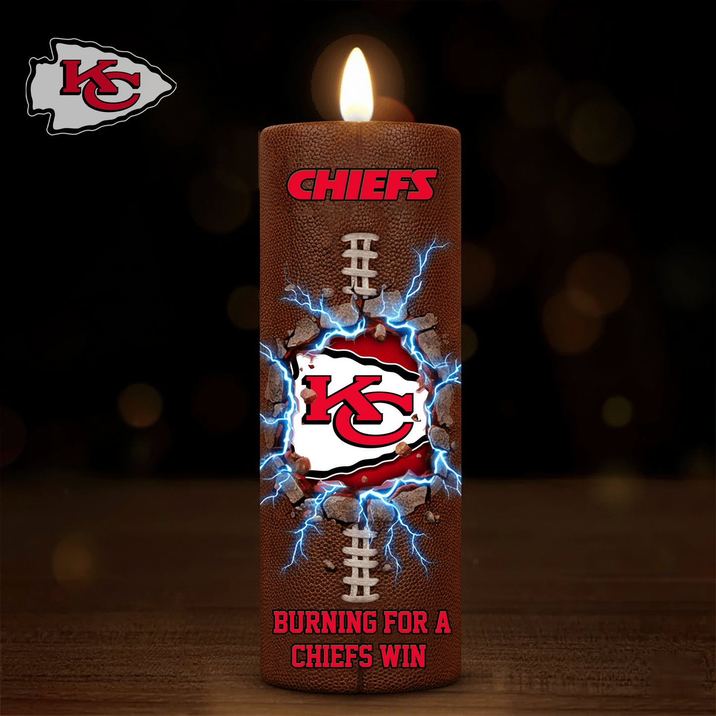 Premium NFL KC Victory Candle V1 NMD TTV