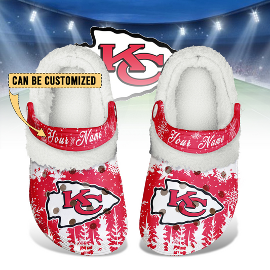 Premium NFL KC Winter Fleece Clogs V1 NMD TTV