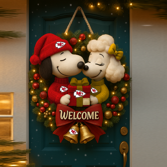 Premium NFL KC x SNP Shaped Wood Sign V1 NMD TTV