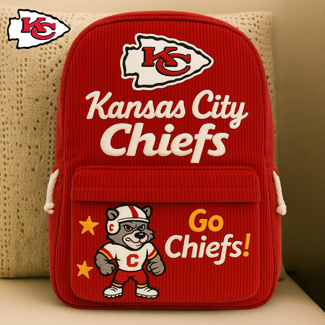 Premium NFL KCC Corduroy Backpack V1 NMD TTV