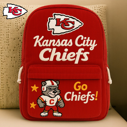 Premium NFL KCC Corduroy Backpack V1 NMD TTV