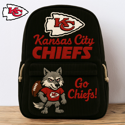 Premium NFL KCC Corduroy Backpack V1 NMD TTV