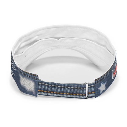 Premium NFL KCC Denim Sun Visor Cap V2 NMD  DDT TTV