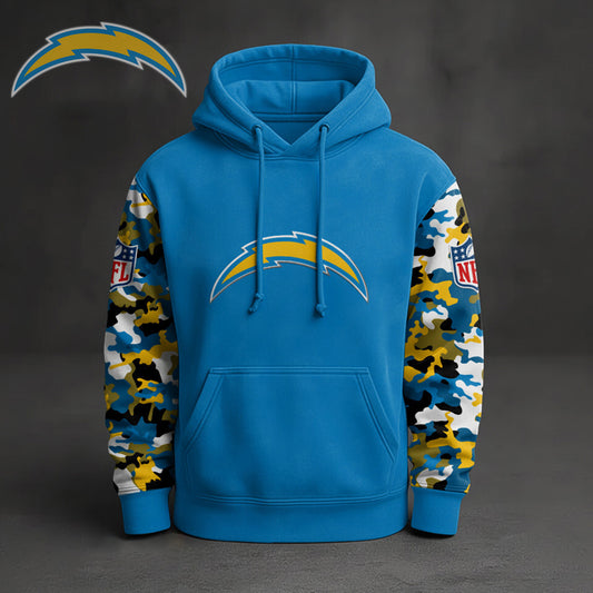 Premium NFL LAC Camo Arm Pullover Hoodie V1 NMD NHM