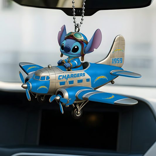 Premium NFL LAC x ST Car Ornament V1 DatND DVT