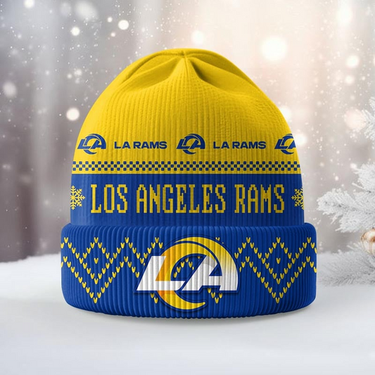 Premium NFL LAR Beanie Hat V1 NMD TTV