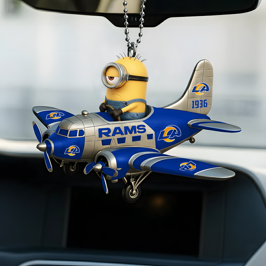 Premium NFL LAR x MINI Car Ornament V1 DATND TANTD
