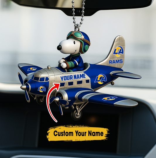 Premium NFL LAR x SNP Your Name Car Ornament V2 NMD TTV