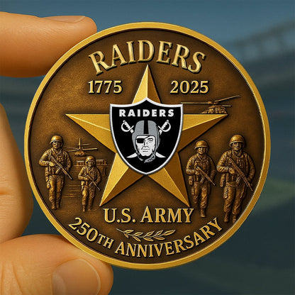 Premium NFL LV U.S Army Anniversary Coin V1 NMD NHM