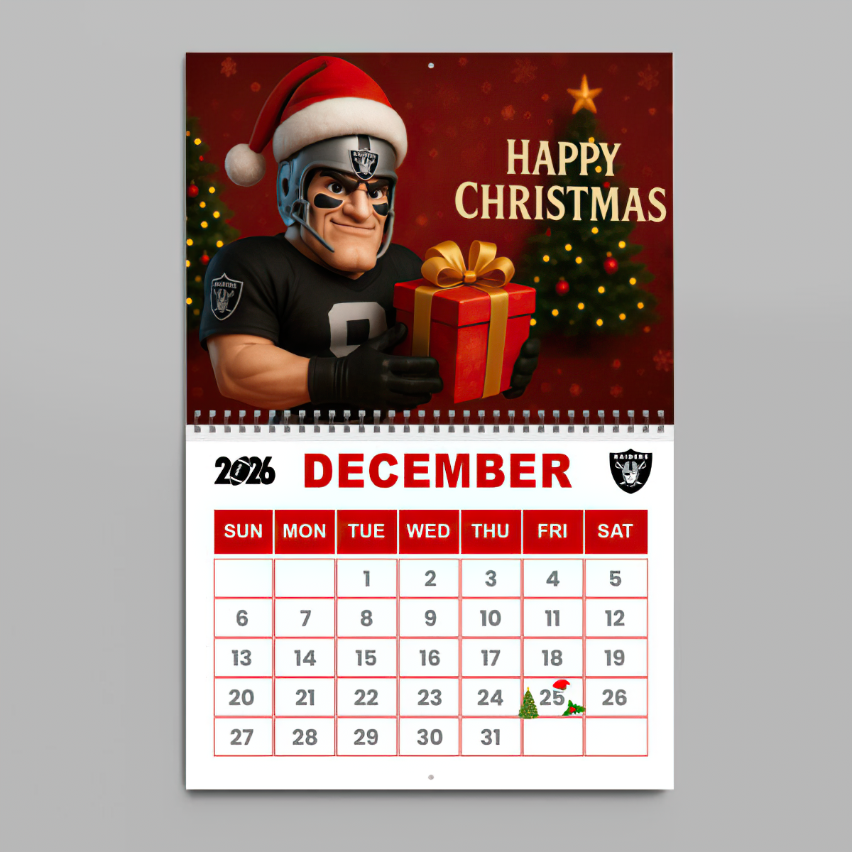 Premium NFL LV Wall Calendar 2026 V1 NMD TTV