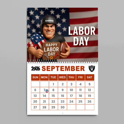 Premium NFL LV Wall Calendar 2026 V1 NMD TTV