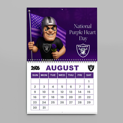 Premium NFL LV Wall Calendar 2026 V1 NMD TTV