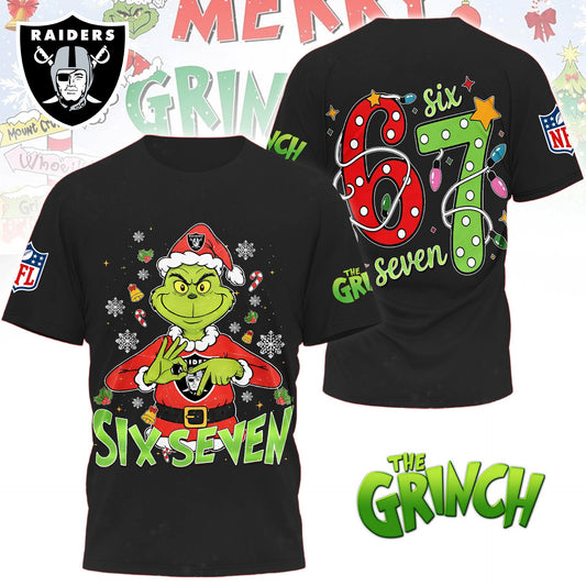 Premium NFL LV x The Grinch Six Seven T-shirt V14 NMD NHM