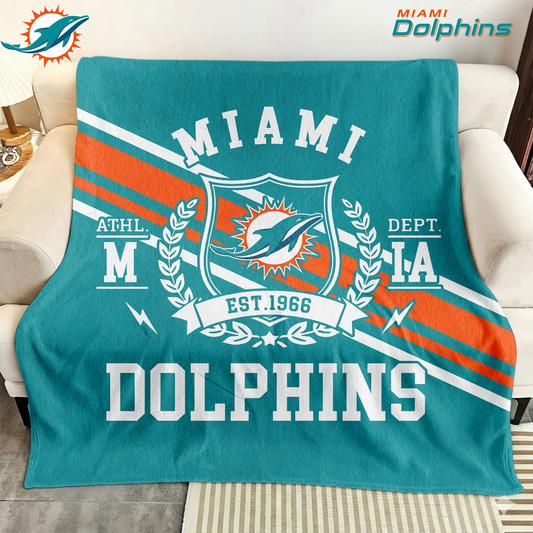 Premium NFL MIA Legacy Fleece Blanket V3 NMD TTV