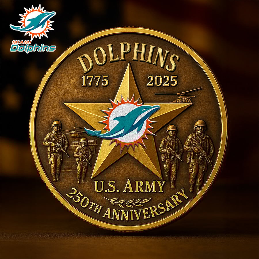 Premium NFL MIA U.S Army Anniversary Coin V1 NMD NHM