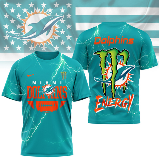 Premium NFL MIA x Monster Energy T-shirt V1 NMD TTV