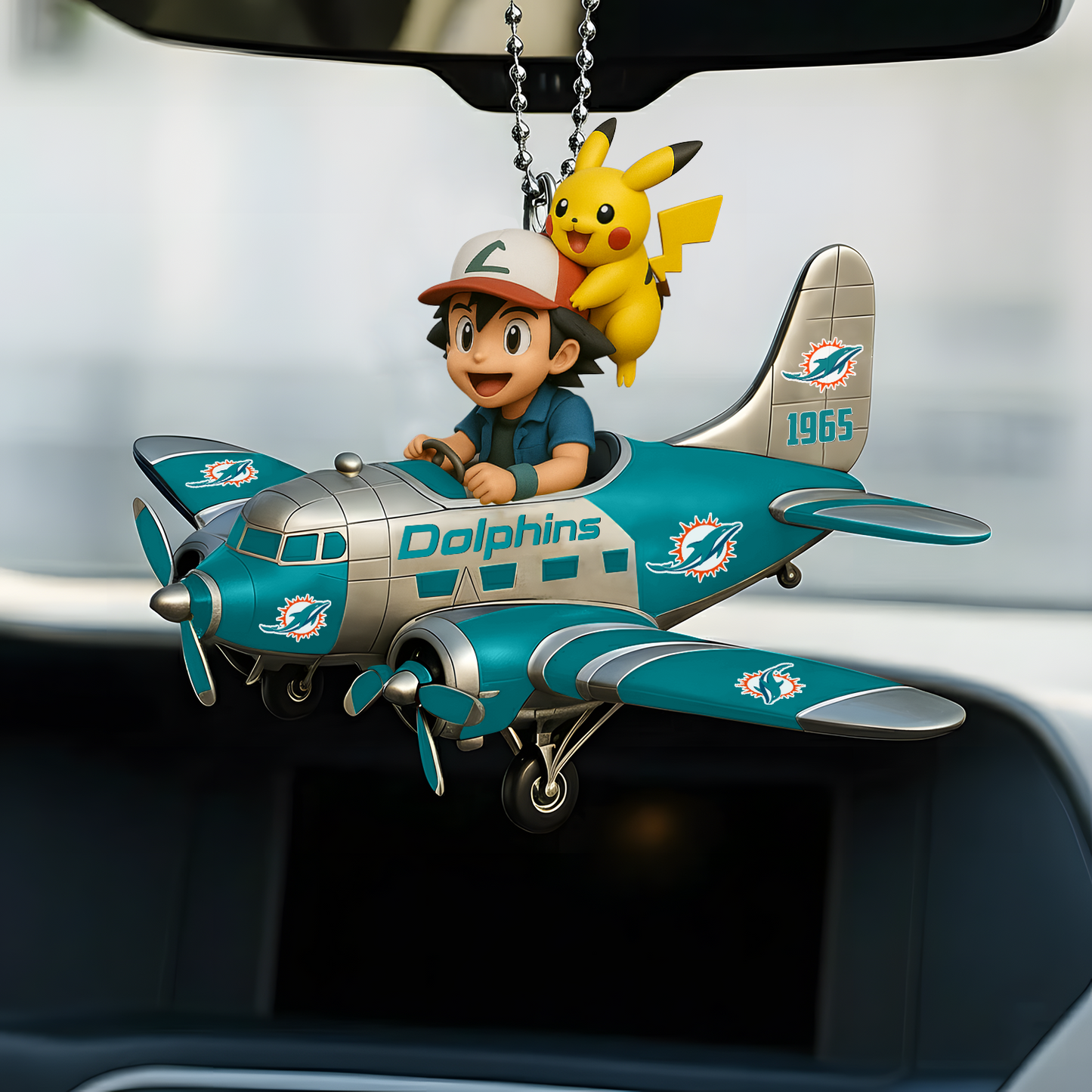 Premium NFL MIA x POK Car Ornament V1 DATND TANTD