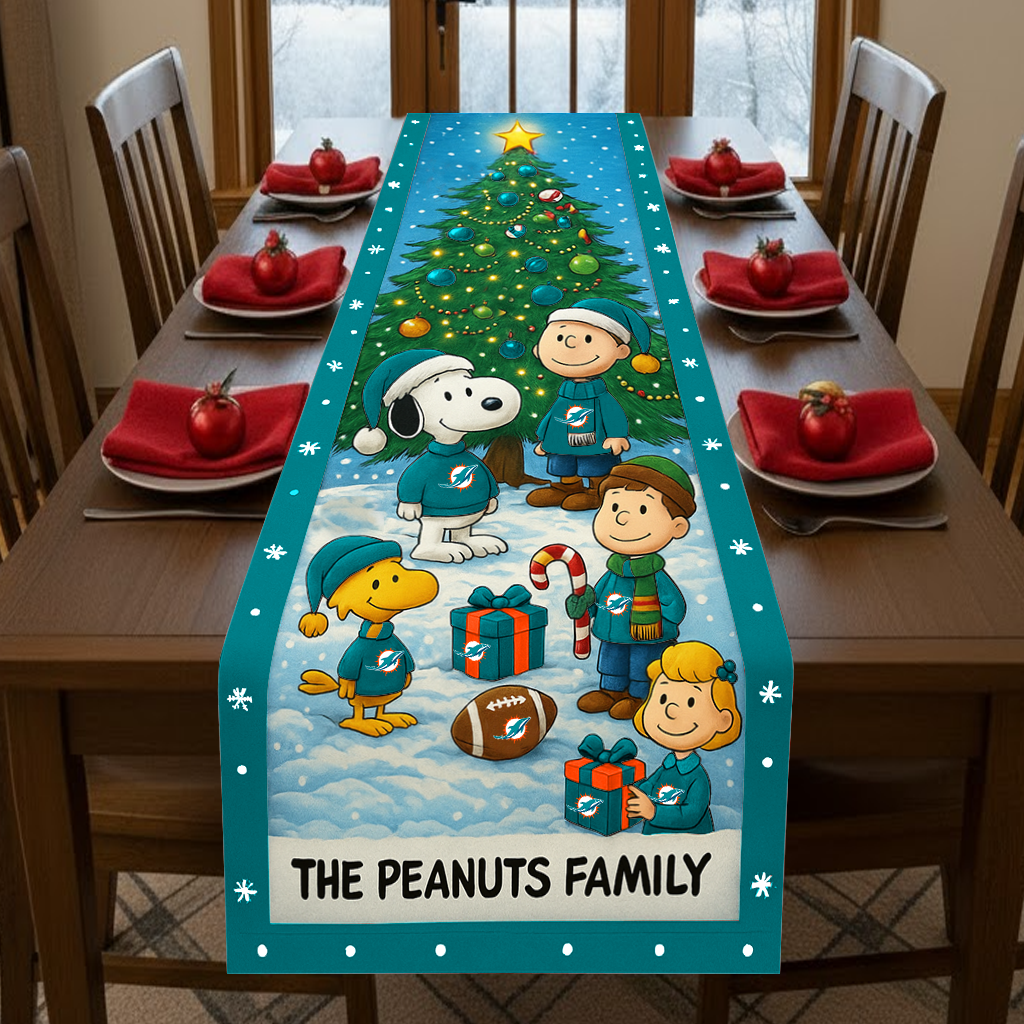 Premium NFL MIA x SNP Family Table Runner V1 NMD TTV