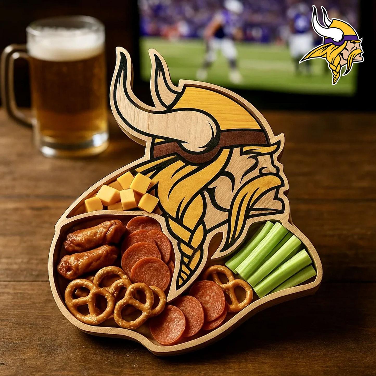Premium NFL MIN Game Day Platter V1 NMD TTV