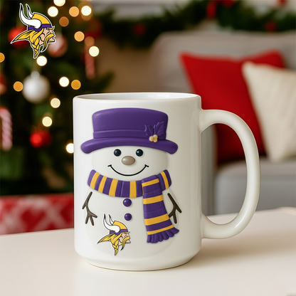 Premium NFL MIN Santa Ceramic Mug V1 NMD TTV