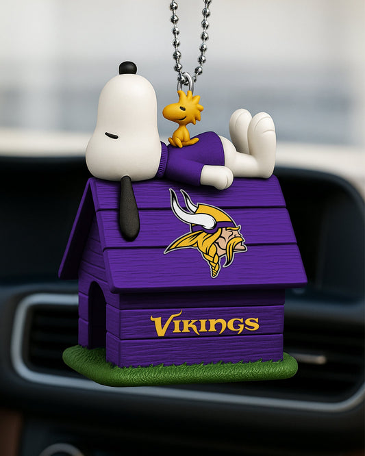 Premium NFL MIN x Snoopy Car Ornament V2 NMD NHM