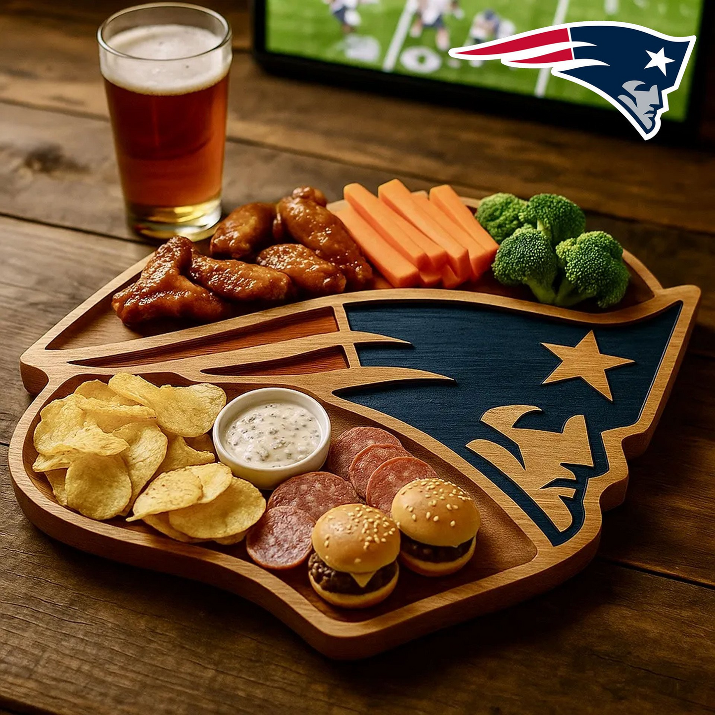 Premium NFL NE Game Day Platter V1 NMD TTV