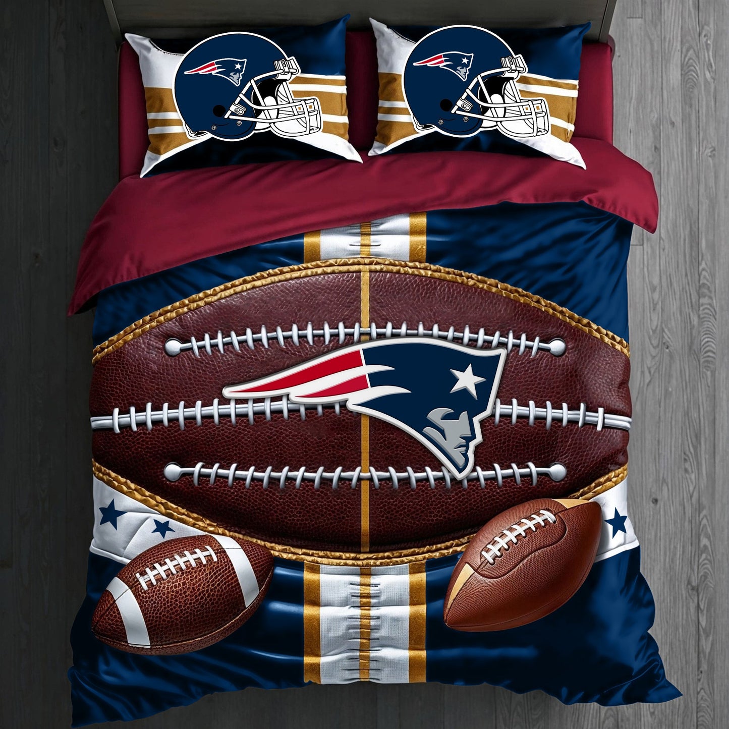 Premium NFL NE Piece Bedding Set V1 NMD NHM