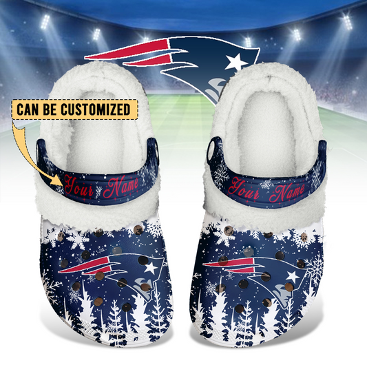 Premium NFL NE Winter Fleece Clogs V1 NMD TTV
