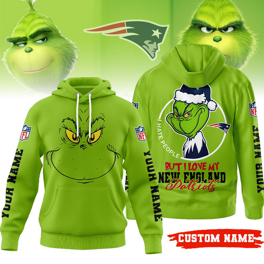 Premium NFL NE x The Grinch Hoodie V1 NMD TTV