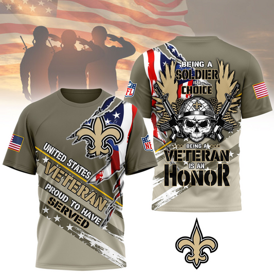 Premium NFL NO Proud U.S. Veteran T-shirt V1 NMD TTV