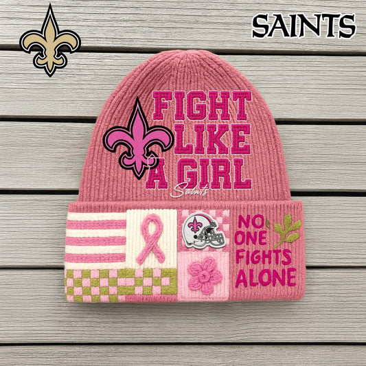 Premium NFL NO x Fight Like A Girl Beanie Hat NDT NHM