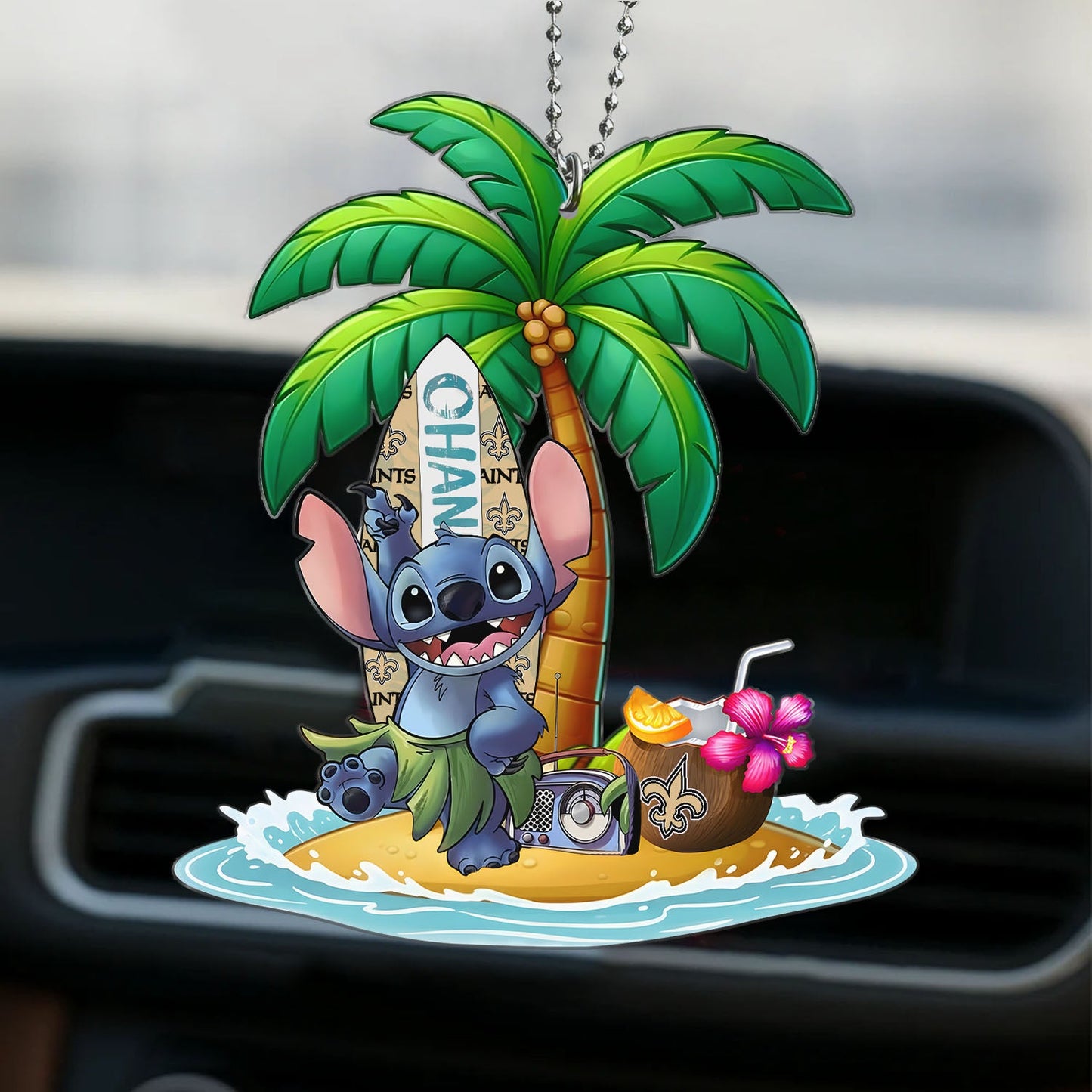 Premium NFL NO x ST Hawai Car Ornament DatND DVT