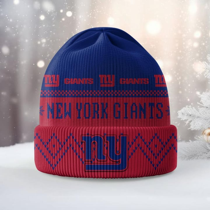 Premium NFL NYG Beanie Hat V1 NMD TTV