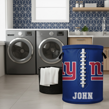 Premium NFL NYG Clothes Hamper HI V1 NMD TTV