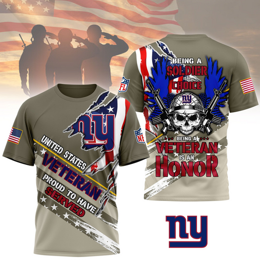 Premium NFL NYG Proud U.S. Veteran T-shirt V1 NMD TTV