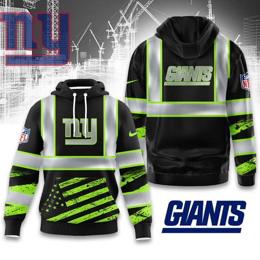 Premium NFL NYG Safety Hi-Vis Hoodie V1 NMD TTV