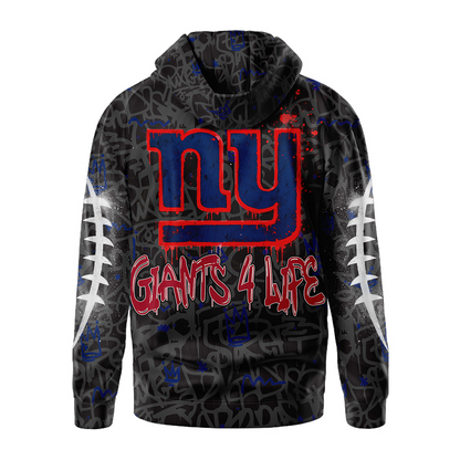Premium NFL NYG Special Graffiti Hoodie V2 NMD  TTV