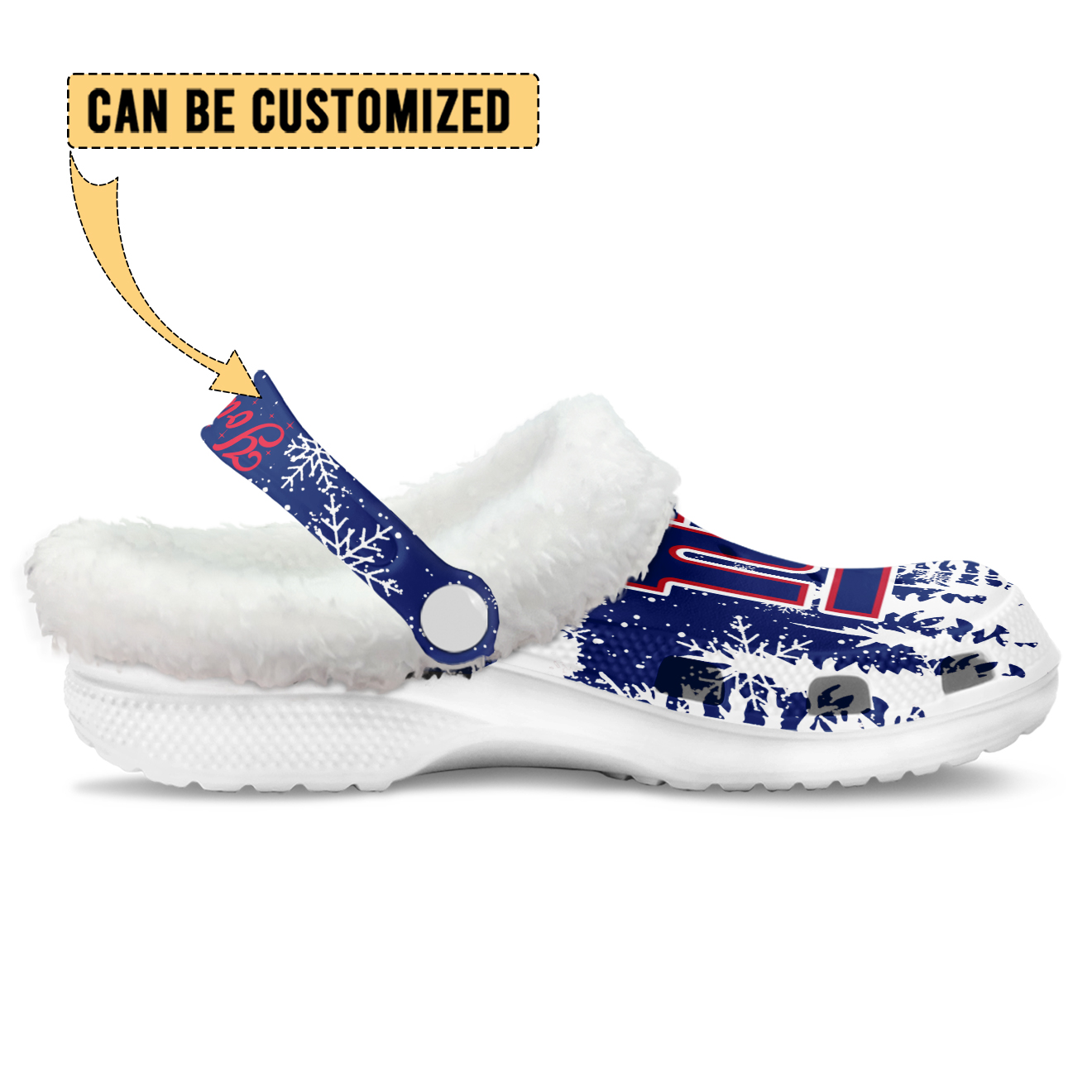 Premium NFL NYG Winter Fleece Clogs V1 NMD TTV