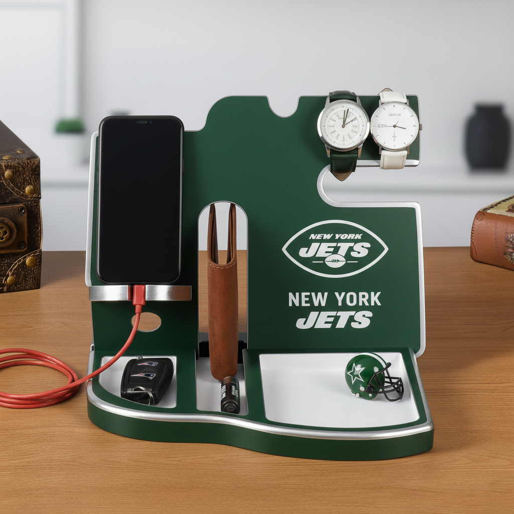 Premium NFL NYJ Desktop Storage Stand V1 NMD TTV