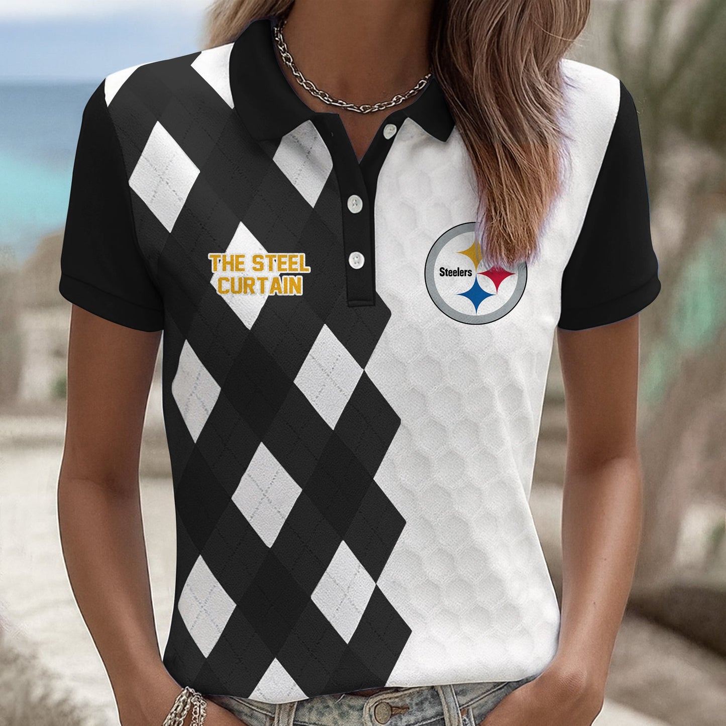 Premium NFL PBS Women Polo Shirt V1 NMD NHM
