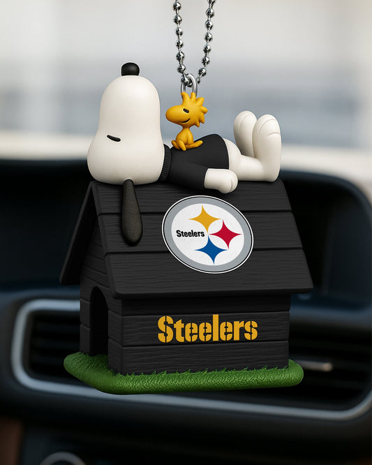 Premium NFL PIT x Snoopy Car Ornament V2 NMD NHM