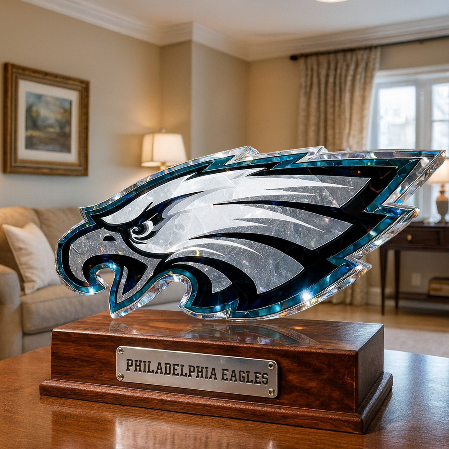 Premium NFL PE Crystal Style Desktop Ornament V1 NMD  TTV