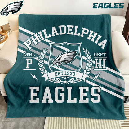 Premium NFL PHI Legacy Fleece Blanket V3 NMD TTV