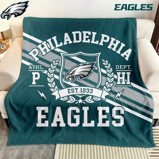 Premium NFL PHI Legacy Fleece Blanket V3 NMD TTV