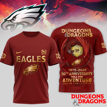 Premium NFL PHI x Dungeons And Dragons 50th Anniversary Shirt V15 NMD TTV